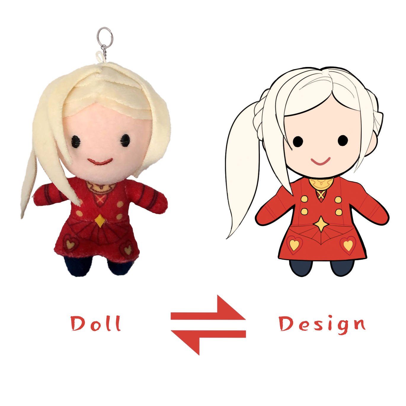 Plush keychain doll 2