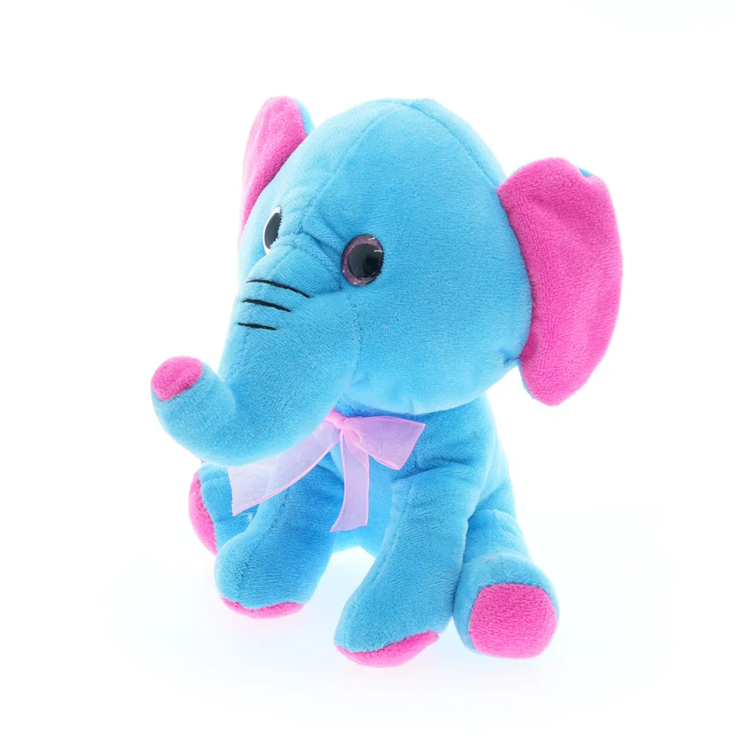 Custom Doll Baby Promotional Gift Sitting Elephant Plush Stuffed Toys