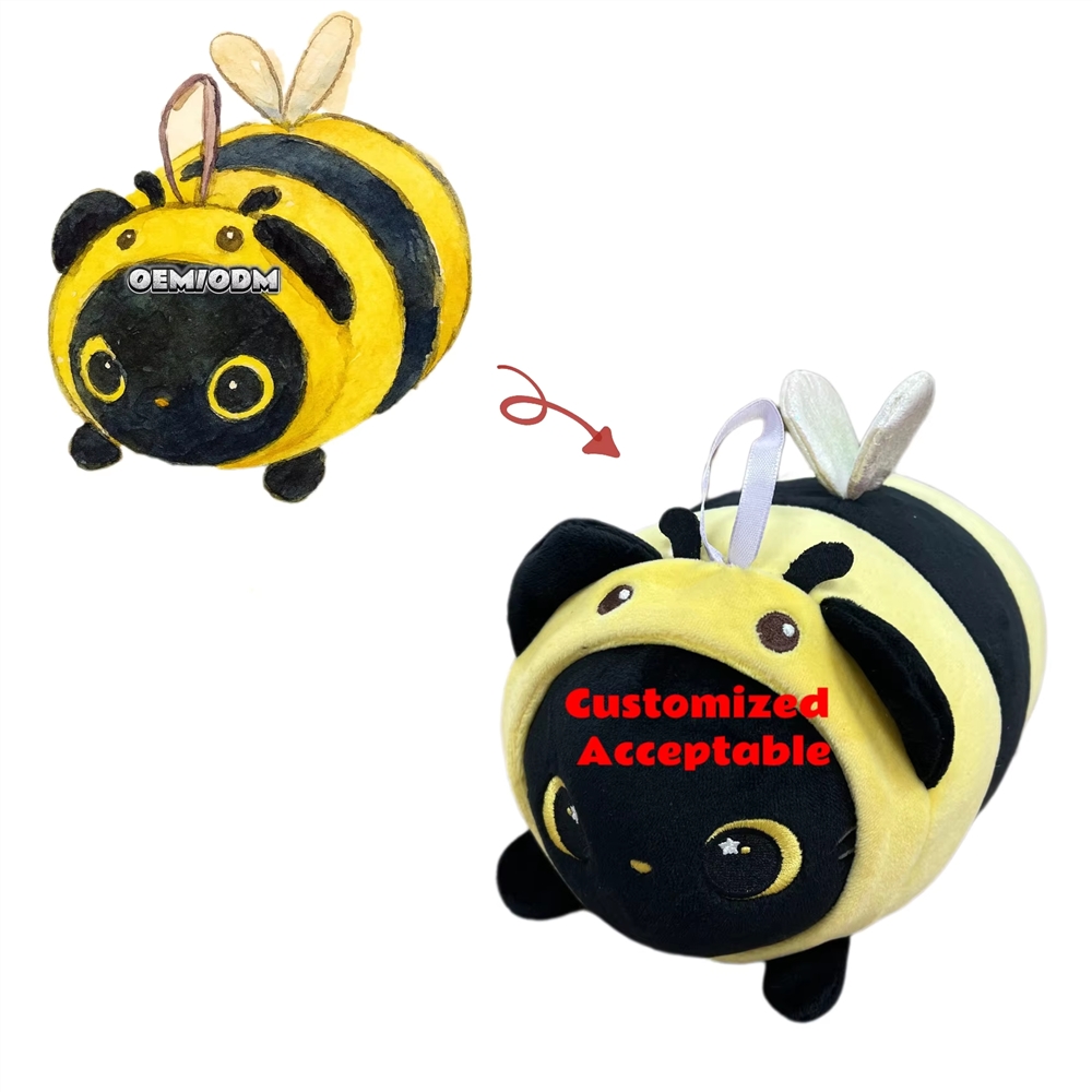 Honey Plush Toy Manufacturer Personalized Cartoon Character Soft Stuffed Animal for Kids Gift