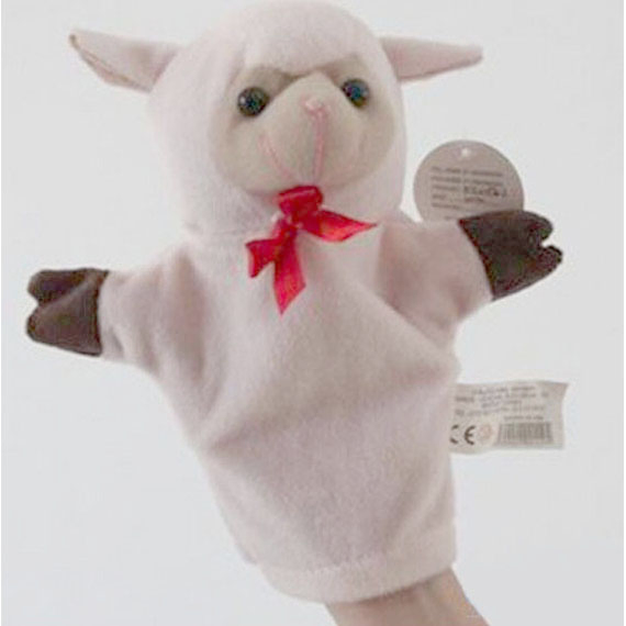 Handmade Plush Toys Stuffed Snowman Hand Puppet Toy for Children Toys