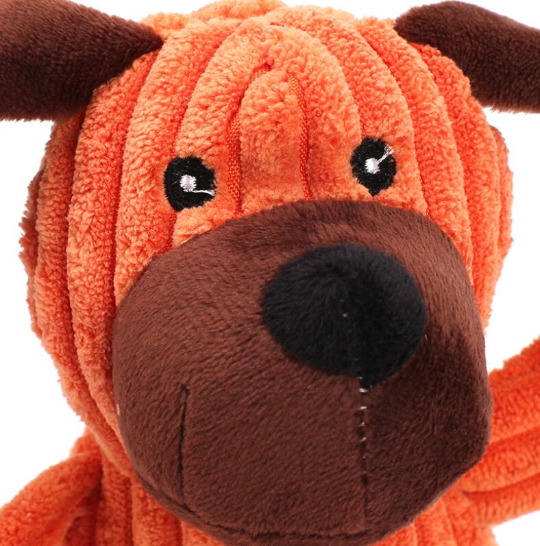Custom Smart Eco-Friendly Velvet Interactive Squeaky Plush Pet Dog Toy