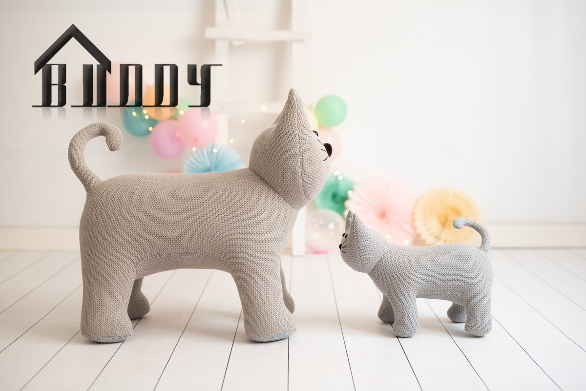 Cat Toy Kids Handmade Cat Stuffed Plush Toy for Women Kids Cat Lover Christmas Gift