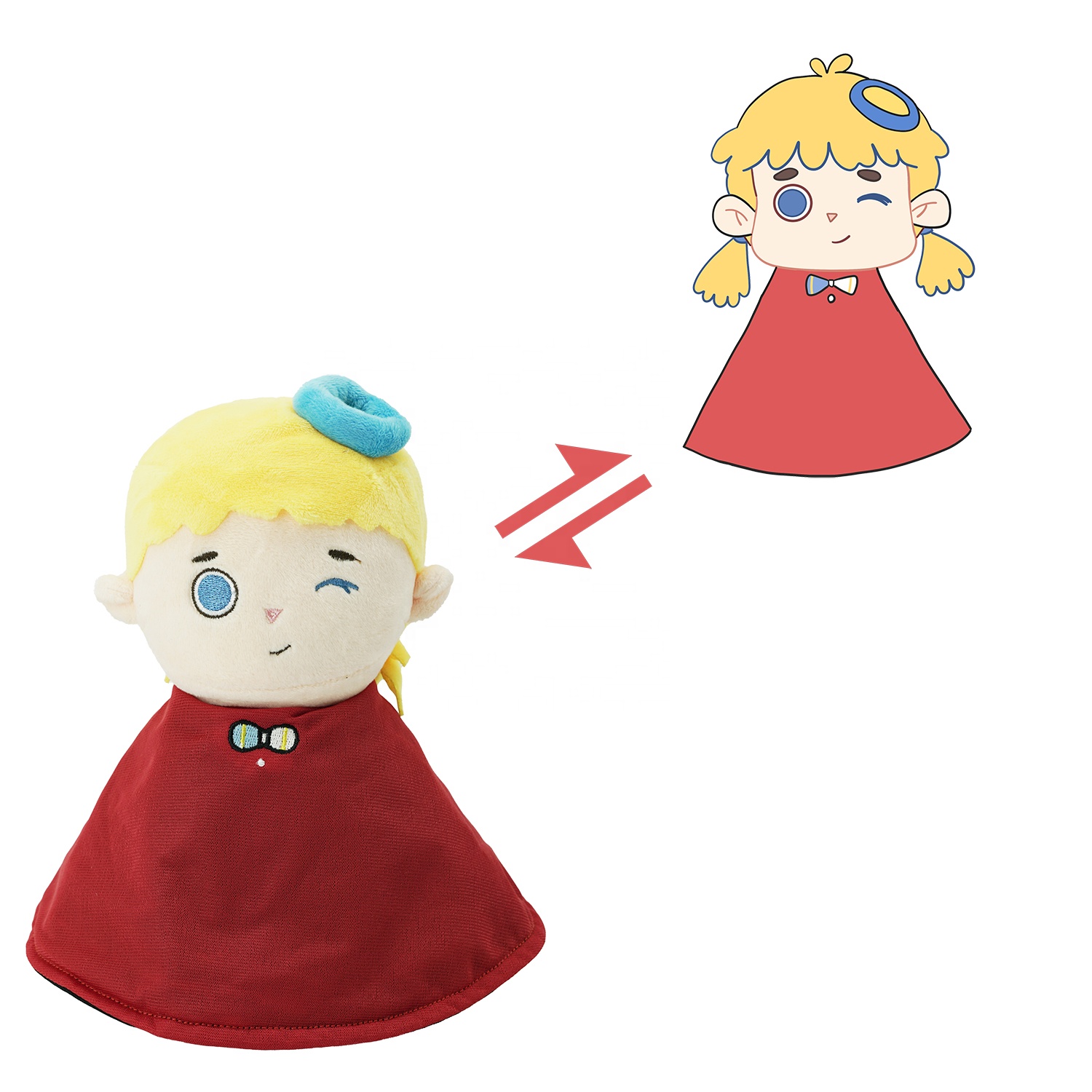 Customized Cartoon Character Soft Doll Toy Custom Anime Plush Toys