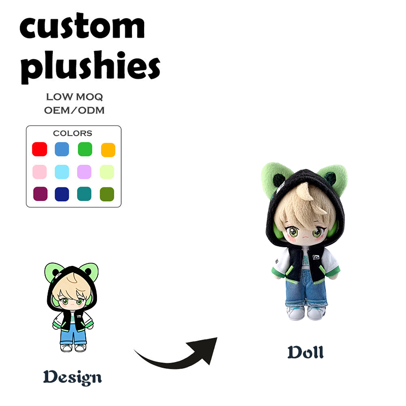 OEM ODM Custom Plush Toys Character Design Ultra-Soft Custom Plush Animal Toys Custom Children's Plush Dolls