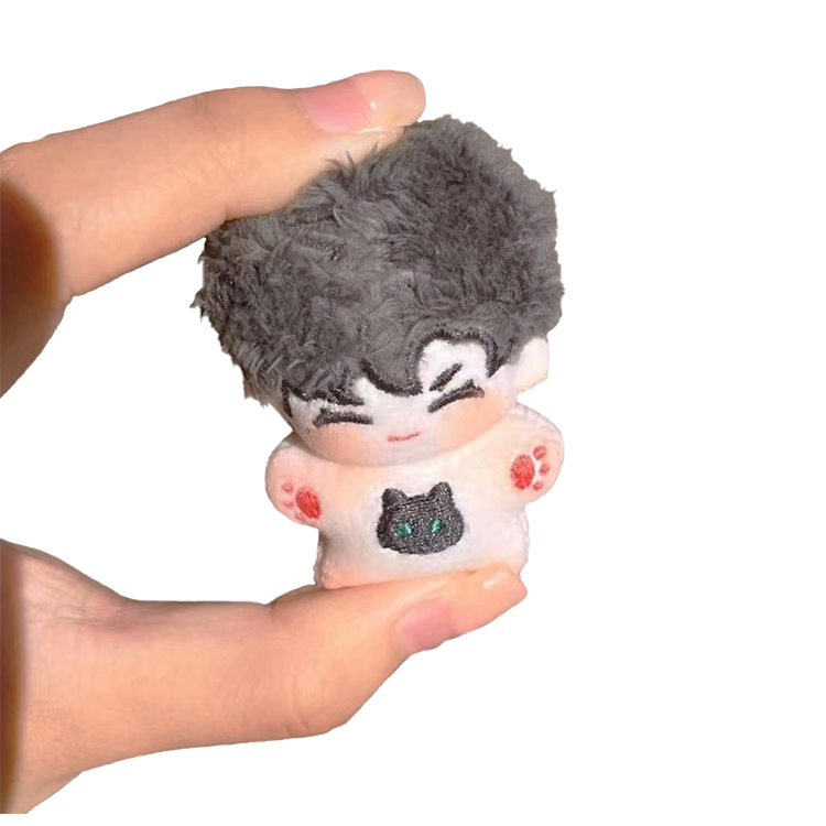 Oem/Odm Accepted Customized Designs Mini Toy Custom Plush Keychain Game Anime Character Doll