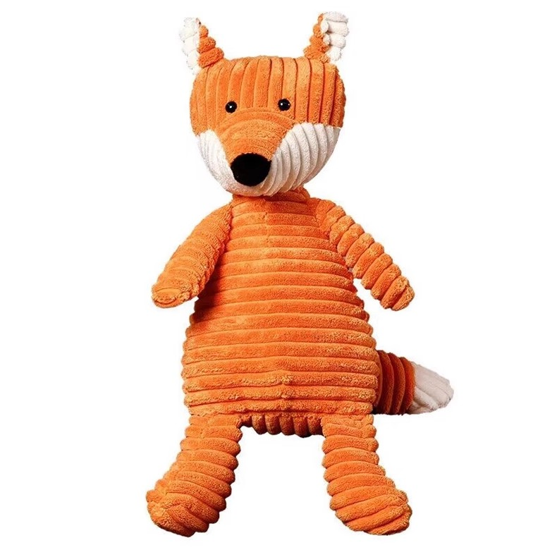 Orange Fox Doll OEM Handmade Soft Plush Toys for Kids