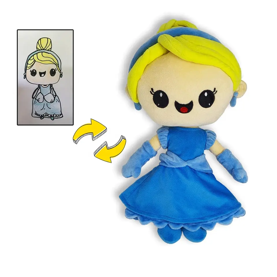 10" Custom Anime Soft Toy Fabric Kids Plush Doll Super Soft Plush PP Cotton Mesh for Weddings OEM/ODM Manufacturers Girl Doll