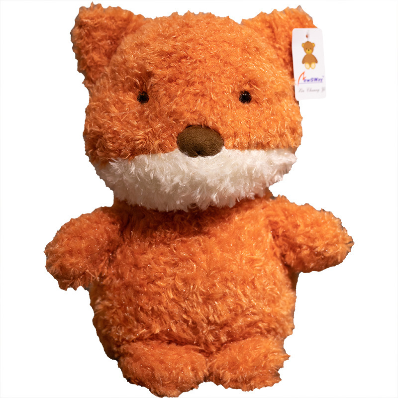 British 8-Inch Little Curly Pig Doll Soft Cotton Plush Toy for Children PP Cotton Wedding Grabber for Birthday Celebrations
