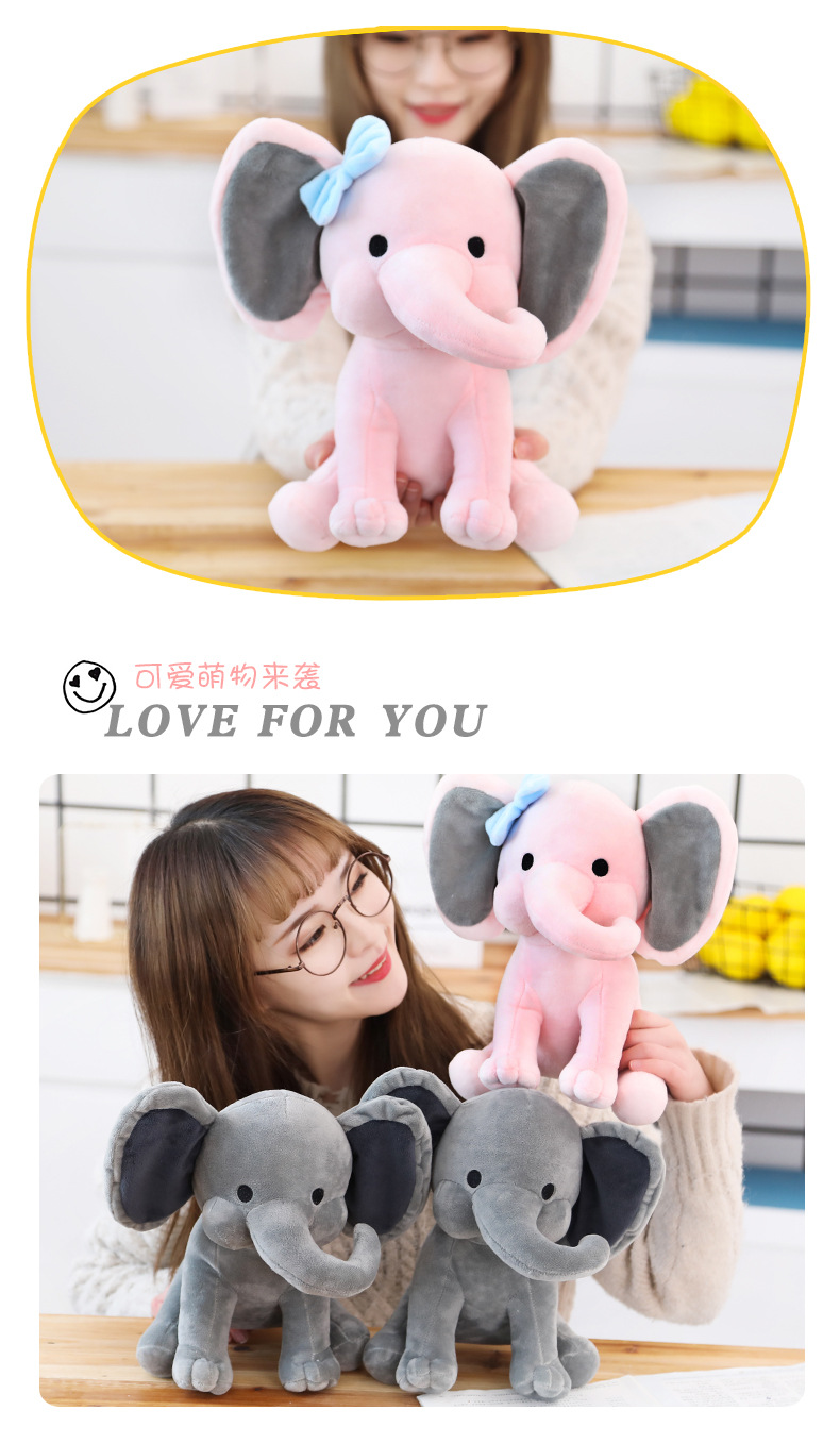 Nurse Elephant Plush Pillow Colors
