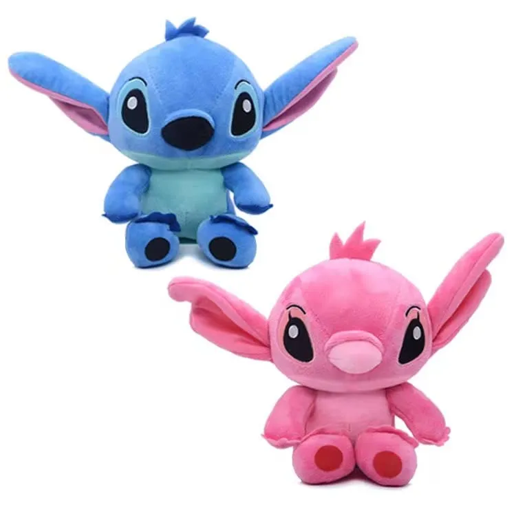 Giant Lilo & Stitch Couple Models Cartoon Stuffed Plushies Anime Claw Machine Arcade Plush Toys Doll for Kawaii Kids Birthday Gift