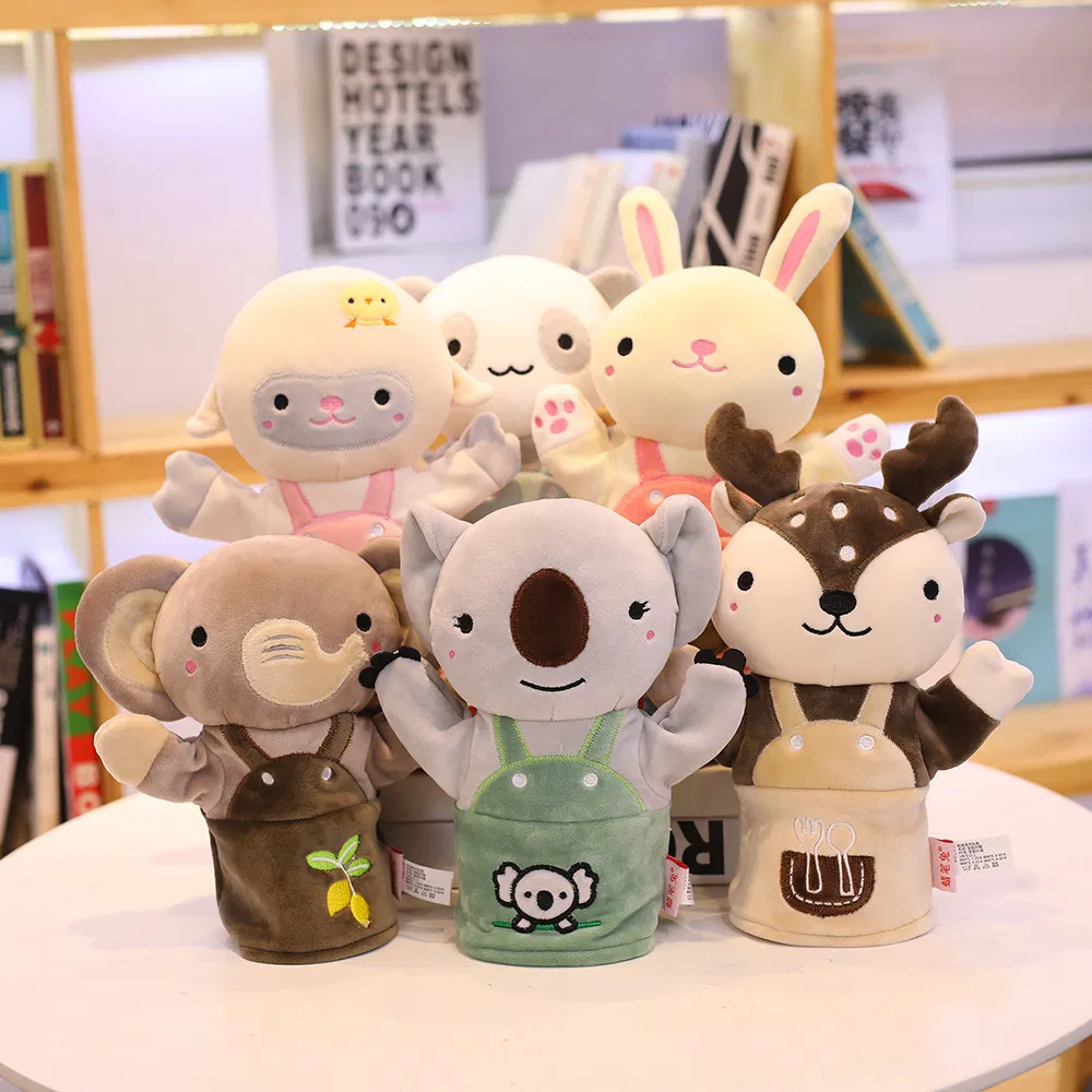 Wholesale Price Personalized Plushie Custom Design Super Soft Animals Doll Toys Stuffed Deer Koala Sheep Rabbit Panda Educational Plush Hand Puppets Factory