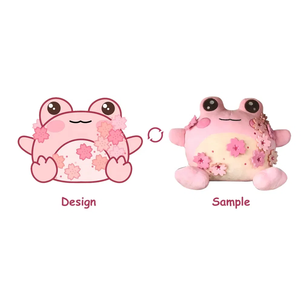 Collectible Safe High Reduction Custom Plush Cuddly Toys Dinosaur Frog Bee Stuffed Animal Toy for Kids