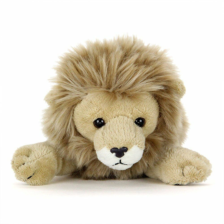 Brown Lion Plush Toy Detail 3