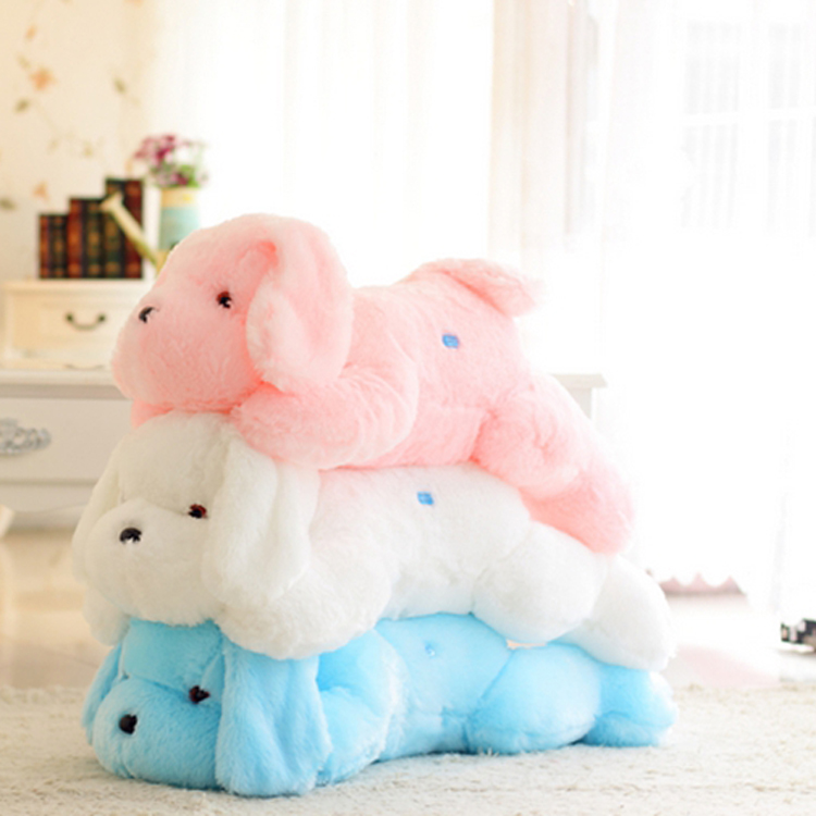 Colorful LED plush cushion dog 6