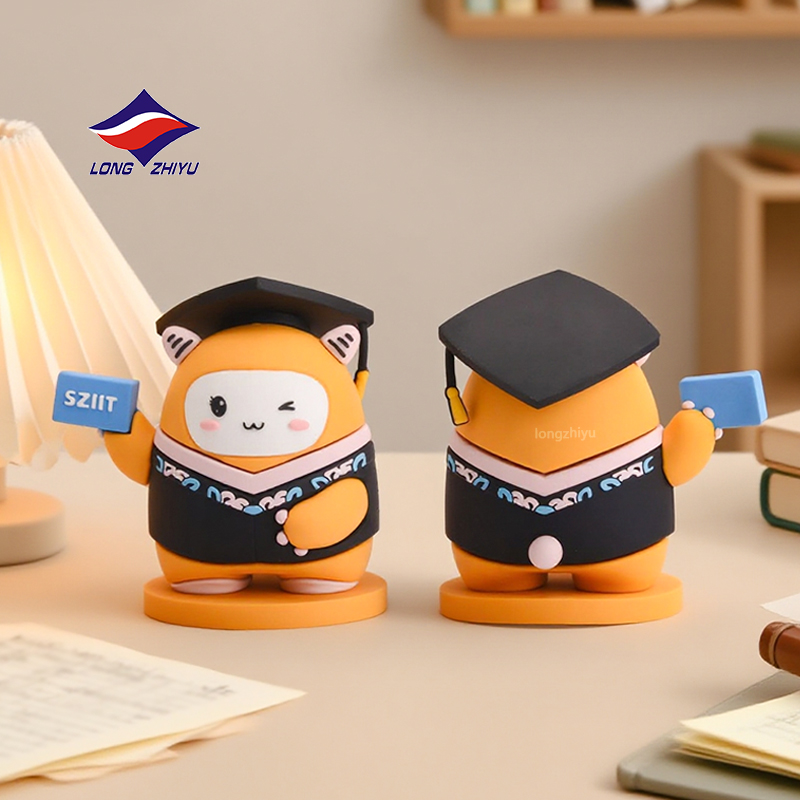 Longzhiyu 20 Years 3D Hard Vinyl Figurine Manufacturer OEM Designer Collectible Blind Box Toy Figurines Custom PVC Art Figure
