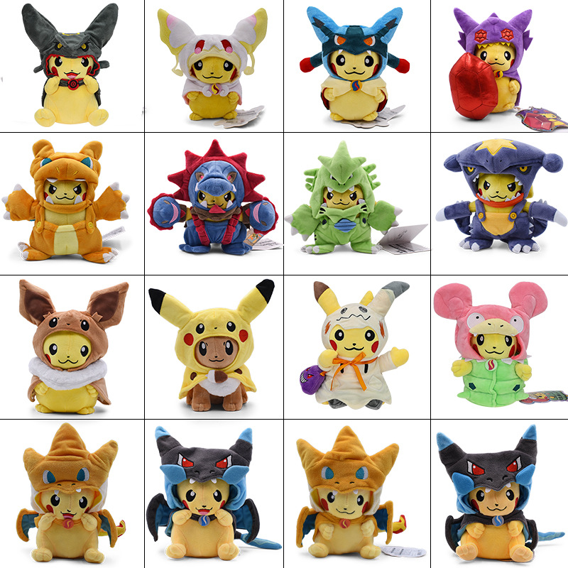 High Quality Kawaii Pokémon Plush Figure Toys Custom Stuffed Animals Pikachu Plush Toys