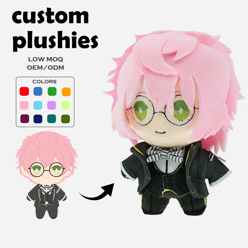 Custom Plush Mini Doll Kpop Anime Figure Toys 10cm Cartoon Character Design Manufacturer Cute Gift for Birthday