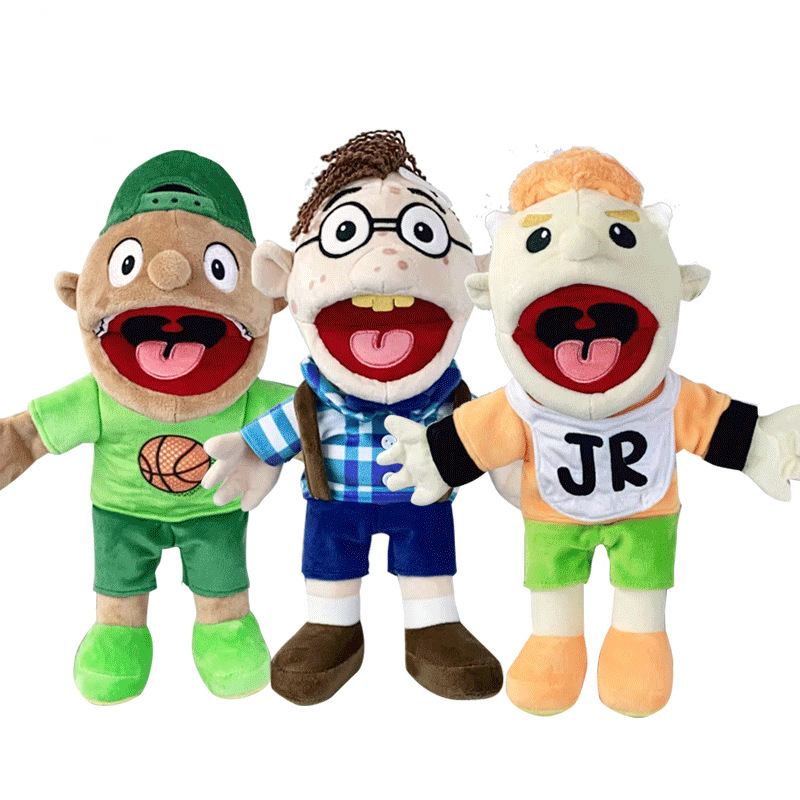 New Arrivals Interactive Figures Boy Openable Dolls Parents and Children Interactive Game Joseph Bernie Jeff Plush Toys