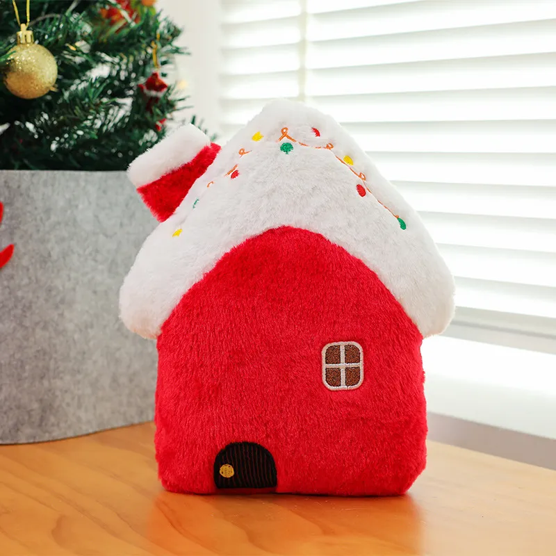Christmas Promotional Set Plush Santa Tree Snowman Collection Soft Stuffed Toys