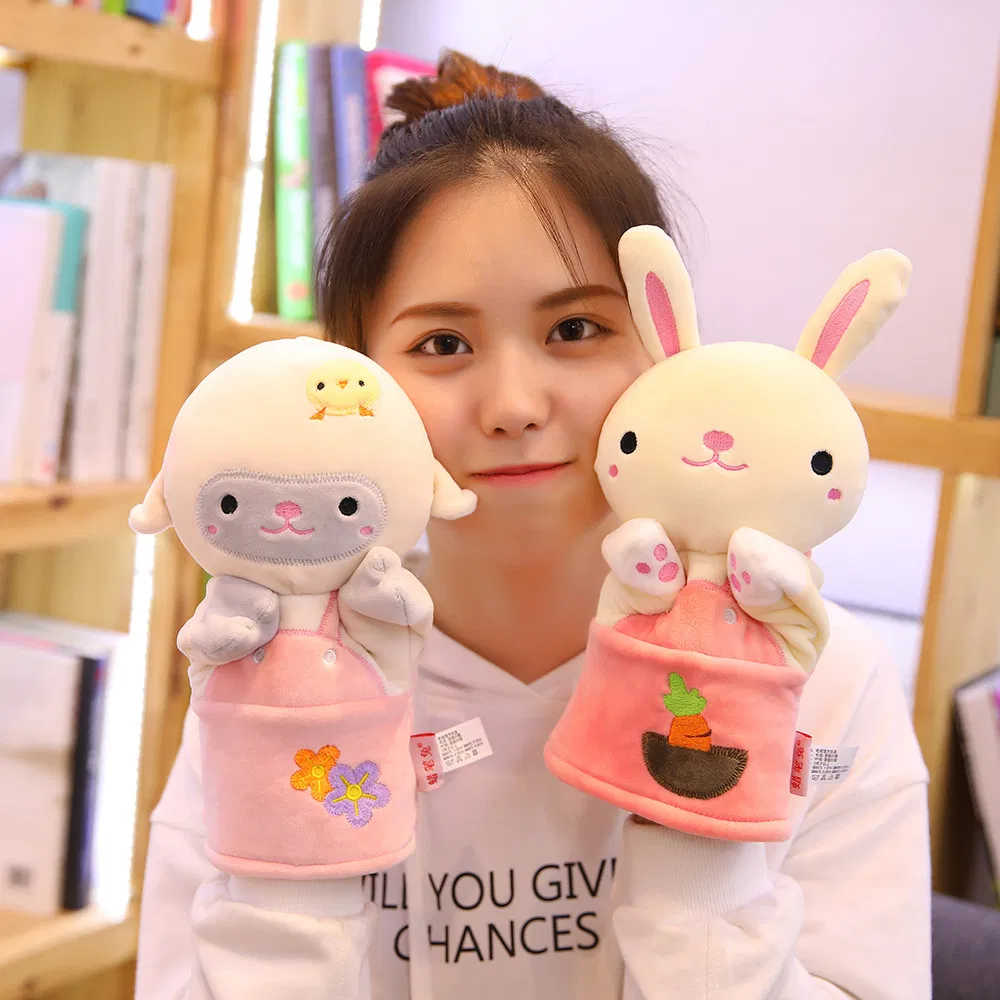 Wholesale Price Personalized Plushie Custom Design Super Soft Animals Doll Toys Stuffed Deer Koala Sheep Rabbit Panda Educational Plush Hand Puppets Factory