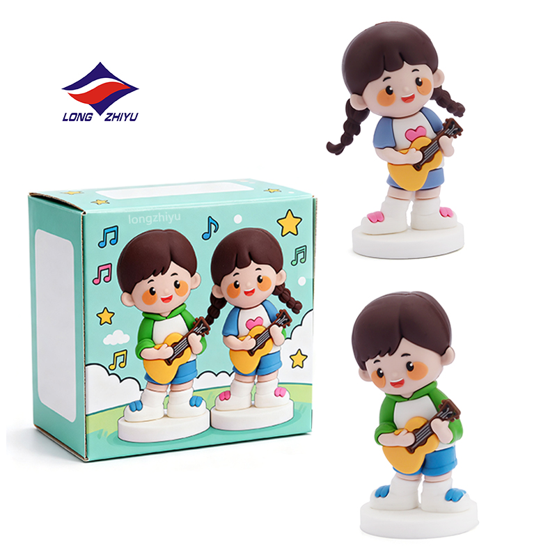 Longzhiyu 20 Years 3D Hard Vinyl Figurine Manufacturer OEM Designer Collectible Blind Box Toy Figurines Custom PVC Art Figure