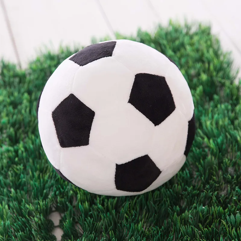 Custom Logo Pet Plush Toys Stuffed Soft Ball Football Child Toy for Kids
