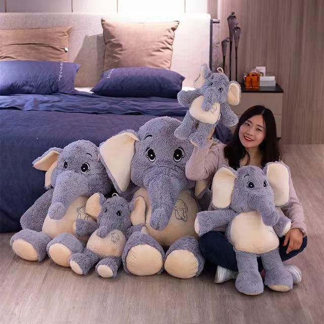 Custom Plush Giant Elephant Toy for Baby Toys