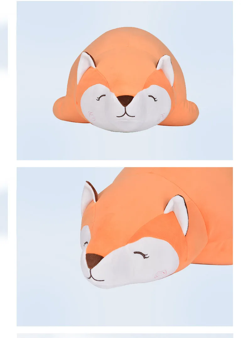Custom Kids Plush Handmade Cartoon Cute Fox Plush Toy Detail 5