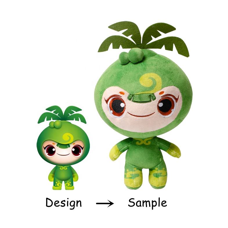 High Quality Custom Mascot Plush Dolls, Factory Direct Customized Cartoon Characters for Brand Events