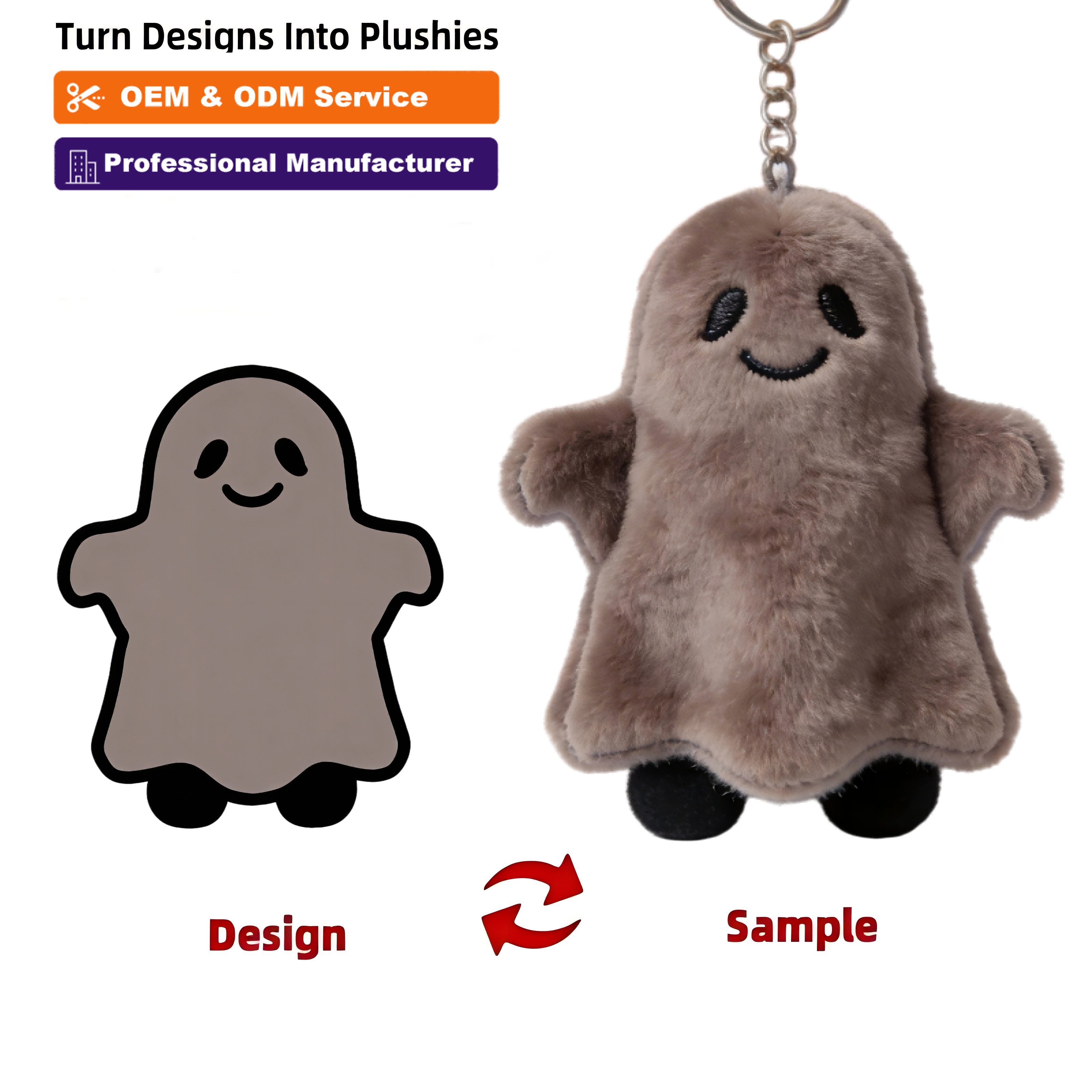Custom Plush Toy Character Keychain PP Cotton Custom Plush Manufacturer Supplier for Personalized Cartoon Figure Plush Toy