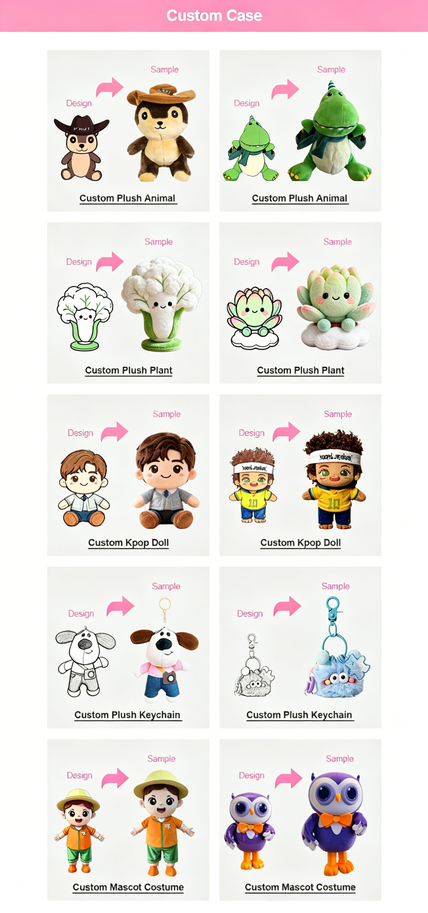 Plush toys showcase