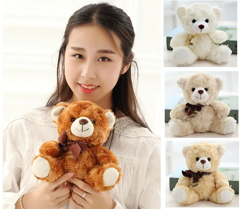 Wholesale Custom Plush Teddy Bear Stuffed Animal Toy Cute Soft Mini Small Kawaii Stuffed Fluffy Plush Teddy Bear for Kids