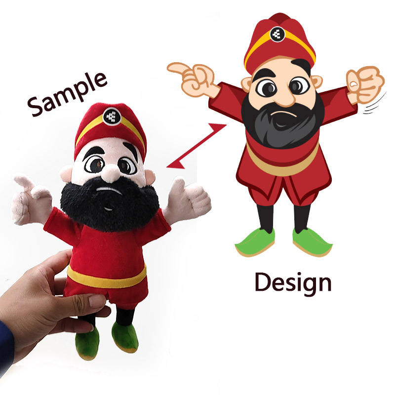 Customized Character Doll Handmade 10cm 20cm 30cm Personalized Plush Stuffed Toys with Top Quality Anime Dolls
