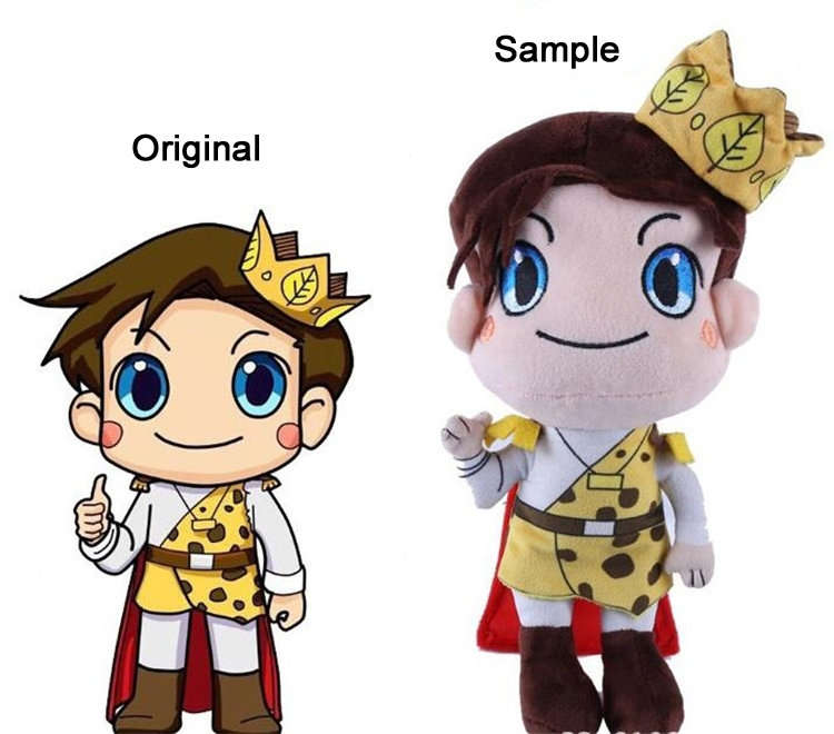 Customized Character Doll Handmade 10cm 20cm 30cm Personalized Plush Stuffed Toys with Top Quality Anime Dolls