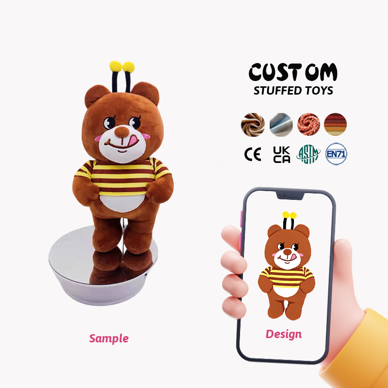 Custom Cartoon Figure Plush Toy Party Activity Decoration Gift Lightweight Portable Eco-friendly Custom Plush Toy