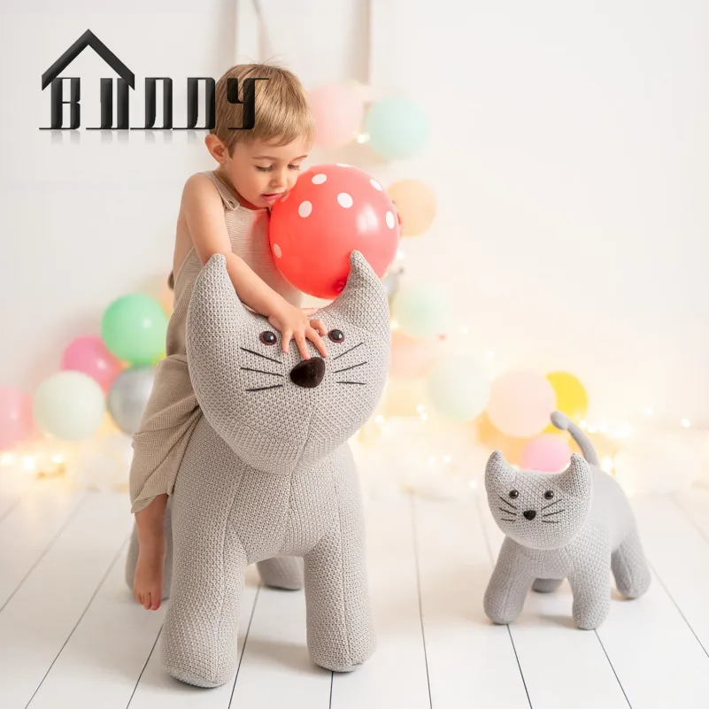 Cat Toy Kids Handmade Cat Stuffed Plush Toy