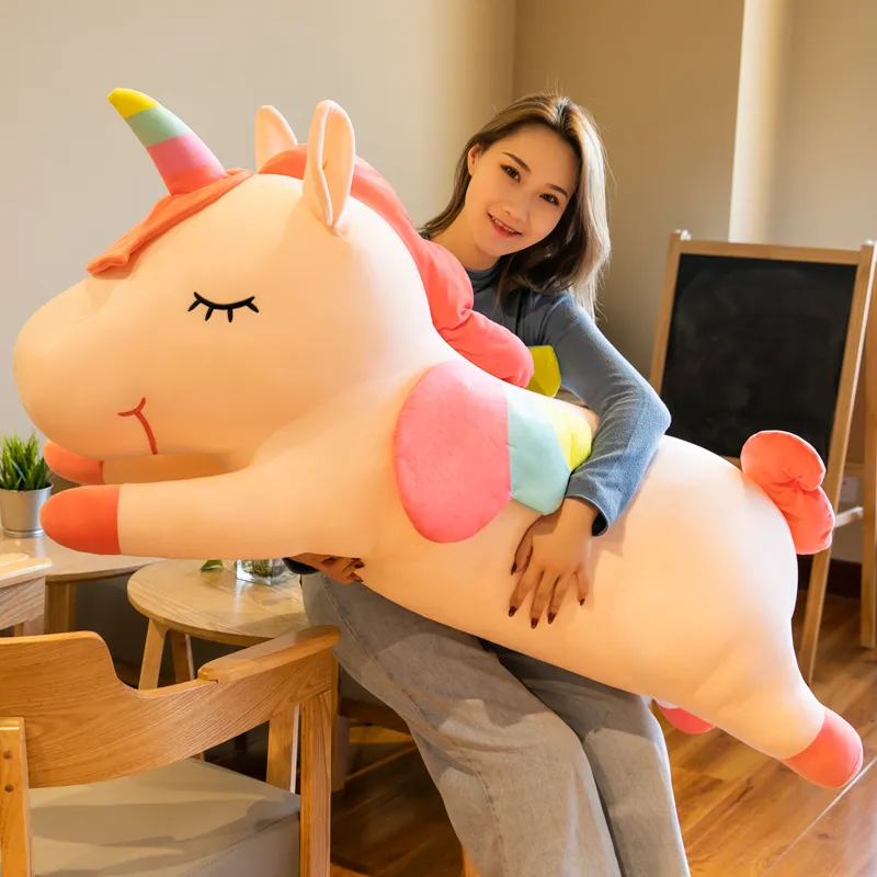 Wholesale Stuffed Giant Pink Soft Plush Factory Unicorn Animal Custom Toy