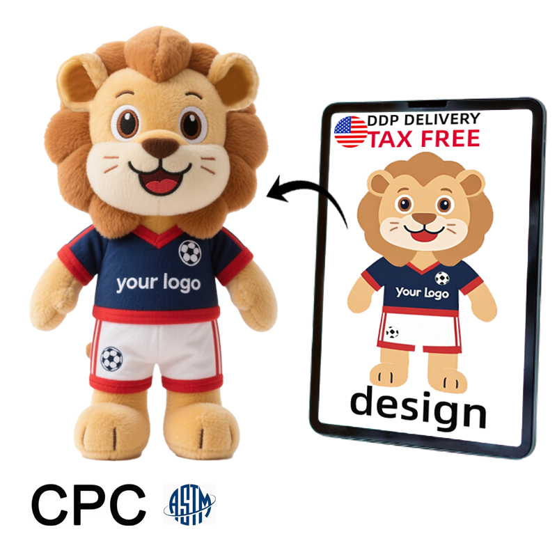 Custom Plushie Mascot High Quality Custom Stuffed Animal Sport Event Club Mascot Plush Toys Custom Plush Toy