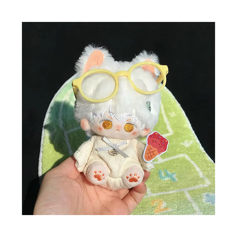 Customized 10cm Mini Plush Soft Toy Doll with Cute Character Design and Plush Keychain