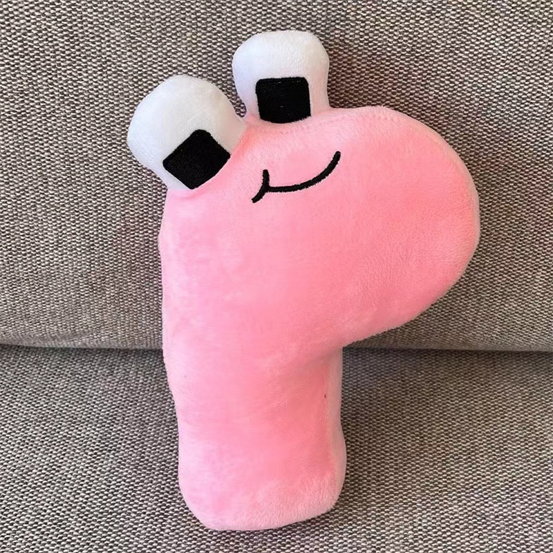 Wholesale Price OEM Manufacturer Yiwu Market Personalized Peluche Custom Design Super Soft Doll Stuffed Alphabet Custom English Letter Plush Toys Factory