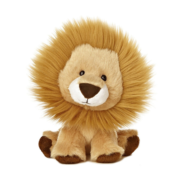 Brown Lion Plush Toy Detail 2