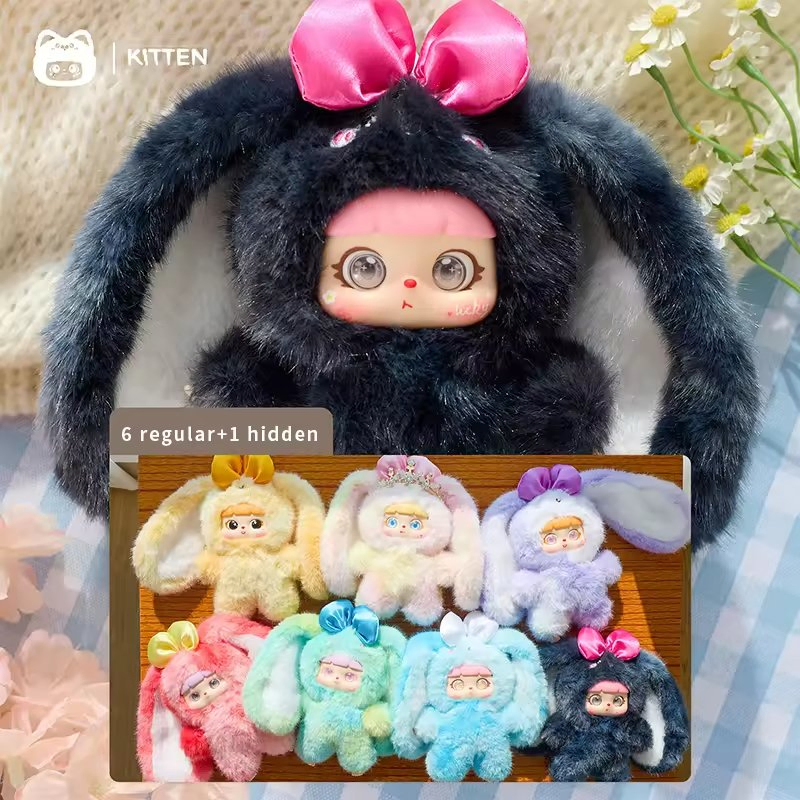 Samuel Blind Box New Plush Bunny Doll Cartoon Collectible Toy for Kids Gift Mystery Box Unisex