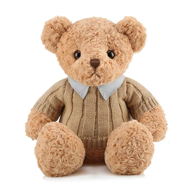 Best Selling Teddy Bear Plush Dolls Comfort Soft Stuffed Doll Plush Toys Bear Cute Valentine's Day Birthday Gifts for Girls