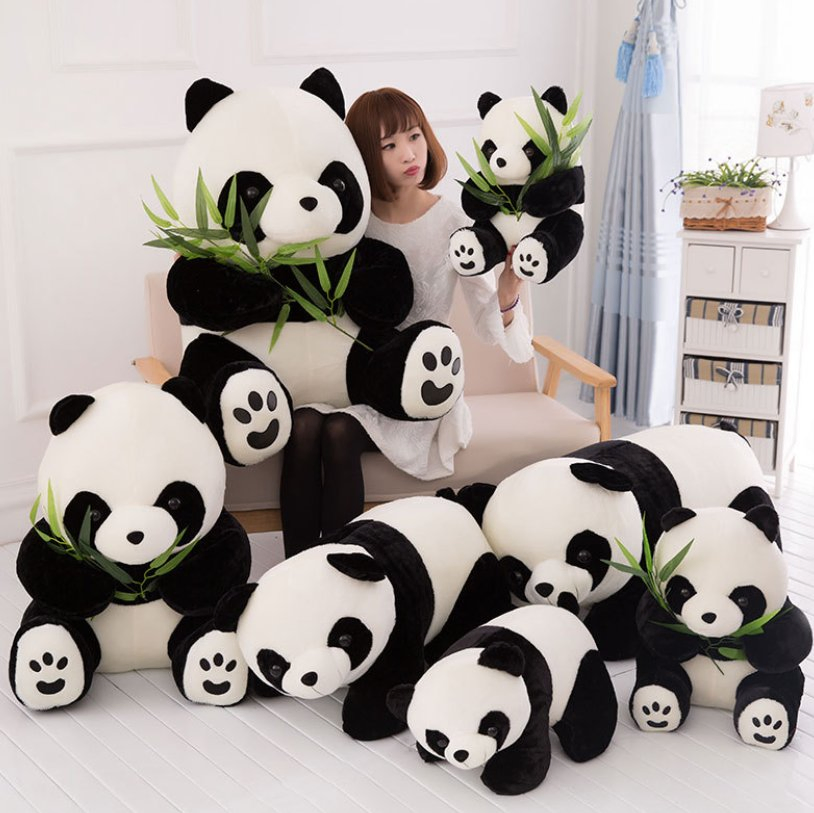 Cute Gift Soft Animal Bear Stuffed Giant Panda Plush Doll Toy