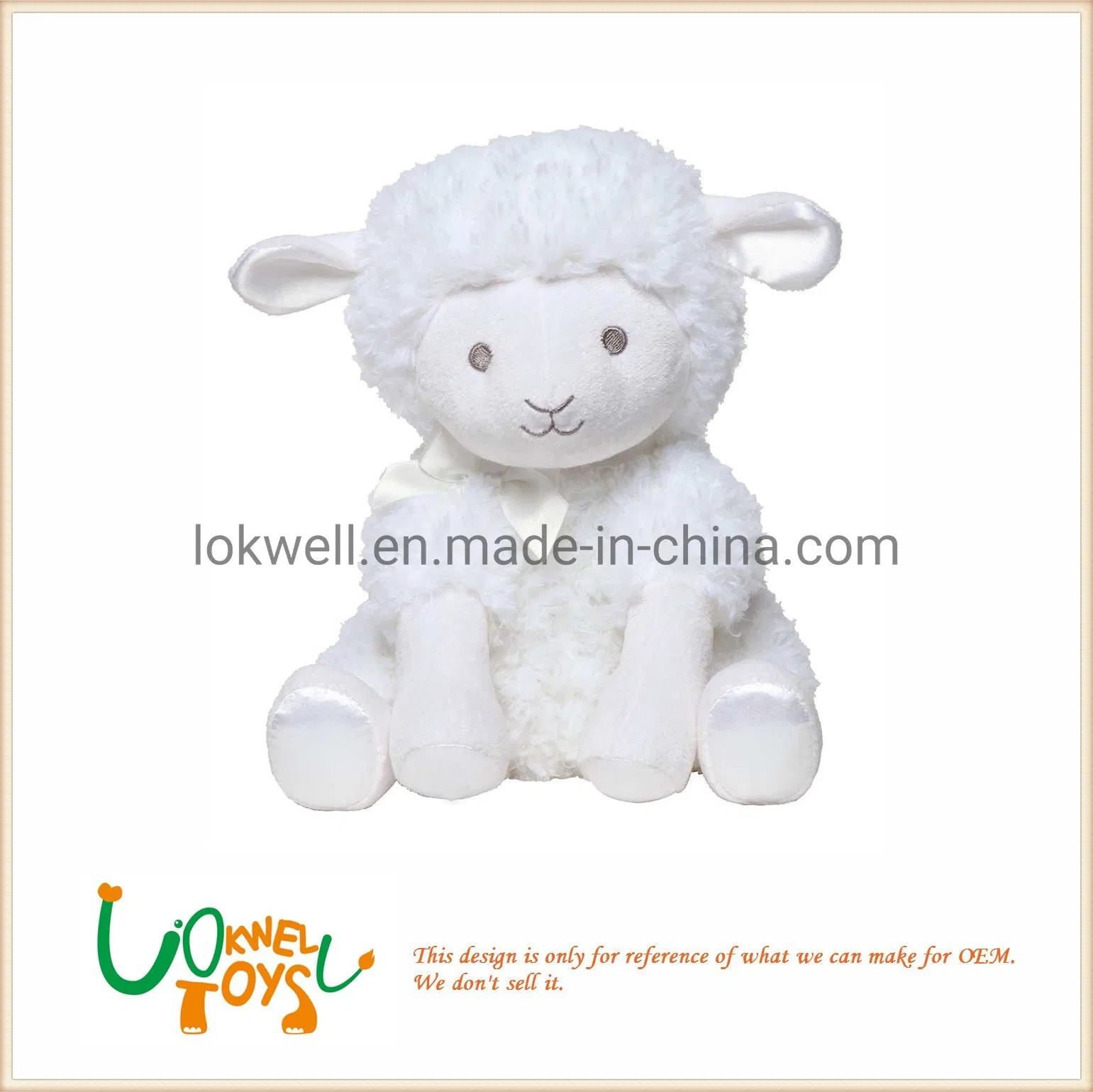 Customized Lovely Giant Lamb Plush Toy Stuffed Animal Soft Sheep Doll
