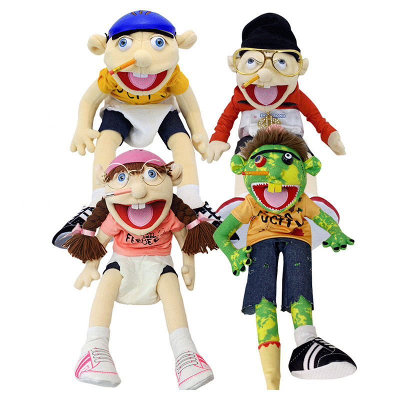 New Arrivals Interactive Figures Boy Openable Dolls Parents and Children Interactive Game Joseph Bernie Jeff Plush Toys