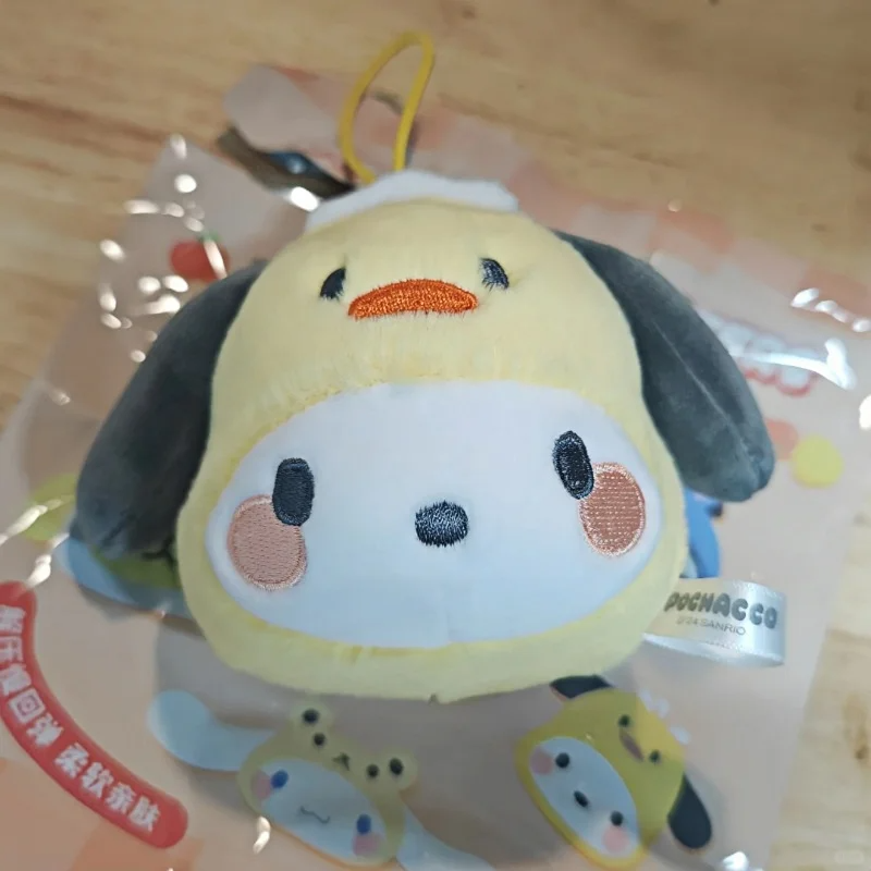 Original Sanrioed Characters Changeable Outfit Squishy Plush Toy Blind Box Hello Kittyed Stress Relief Hanging Decor Kawaii Gift