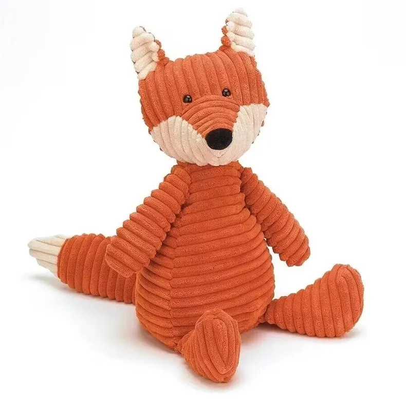 Orange Fox Doll OEM Handmade Soft Plush Toys for Kids