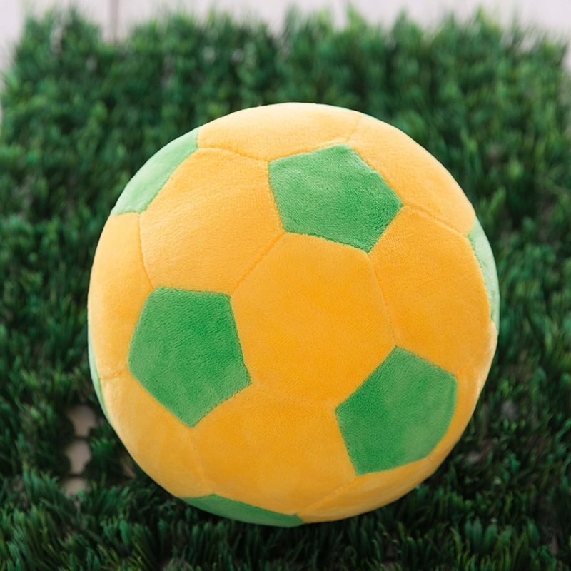 Custom Logo Pet Plush Toys Stuffed Soft Ball Football Child Toy for Kids