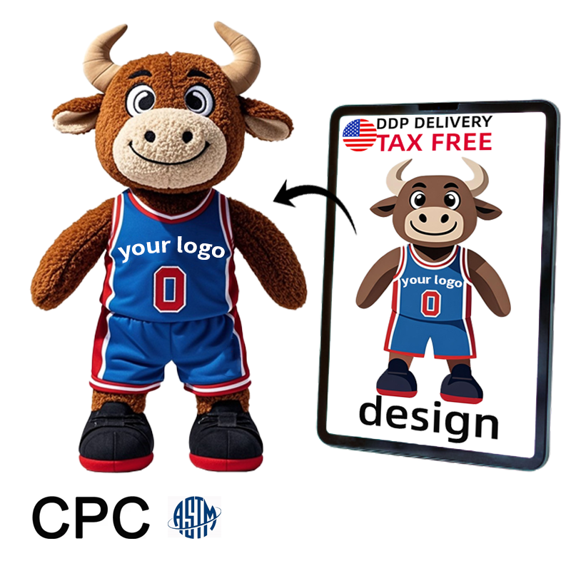 Custom Plushie Mascot High Quality Custom Stuffed Animal Sport Event Club Mascot Plush Toys Custom Plush Toy